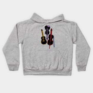 Music Instruments Kids Hoodie